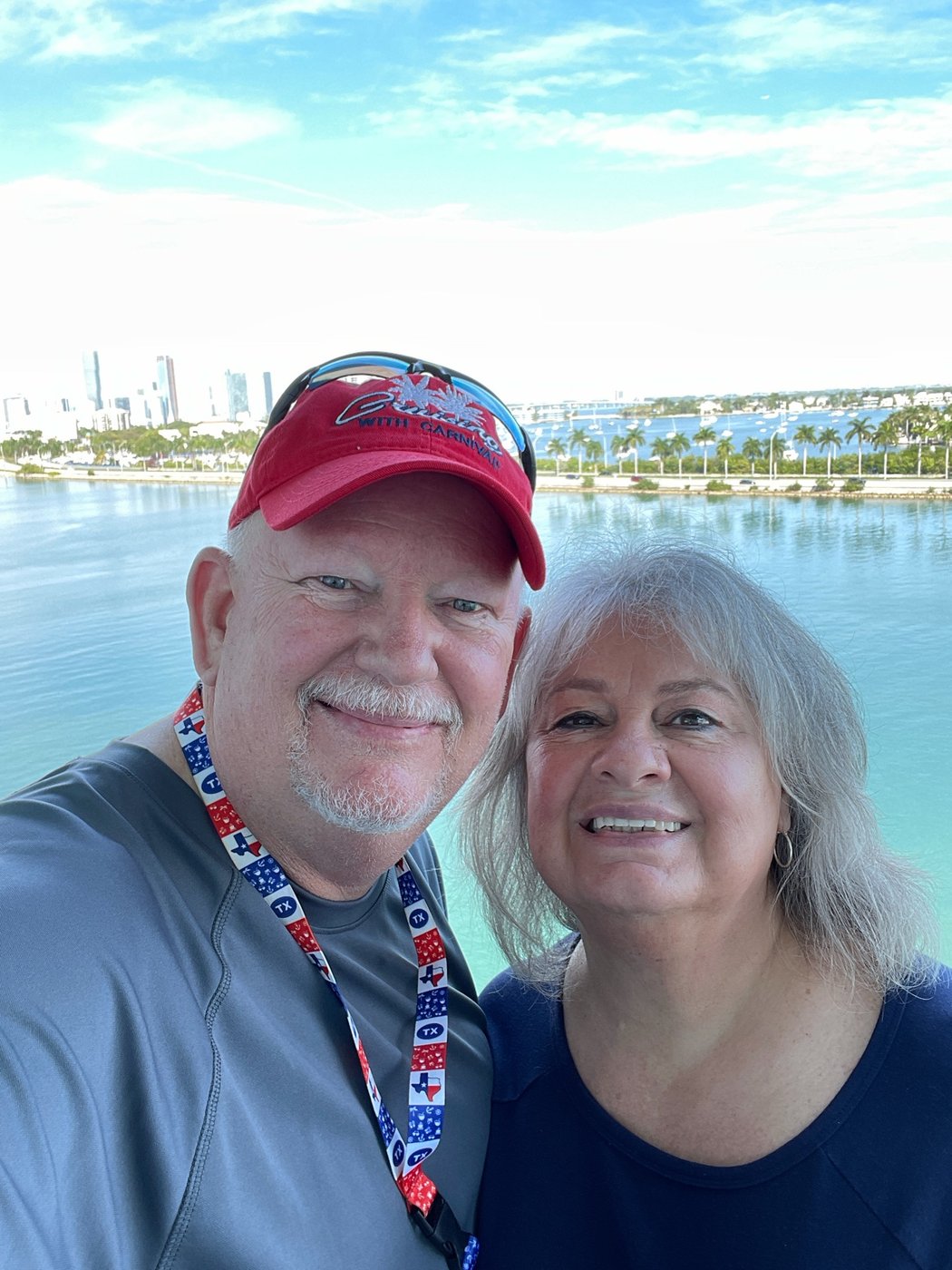TW & CC on a Miami sailaway